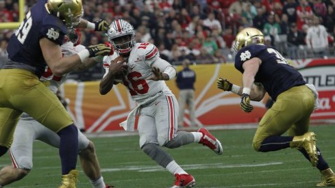 Barrett led Ohio State to great success on 1st down against the Fighting Irish.