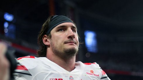 Joey Bosa after being ejected for targeting against Notre Dame.