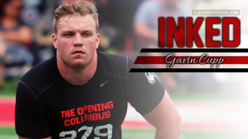 Gavin Gupp is officially a member of Ohio State's 2016 recruiting class.