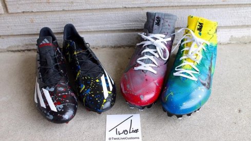Ezekiel Elliott is set to wear these cleats to raise domestic violence awareness at the NFL Combine.