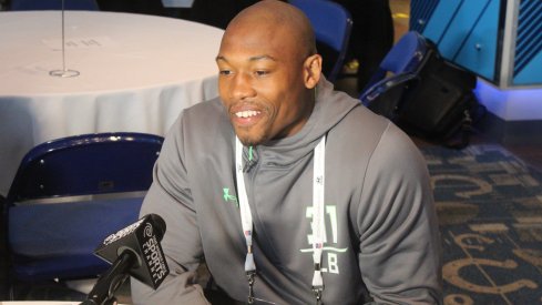 Photos from Friday at the NFL Combine.