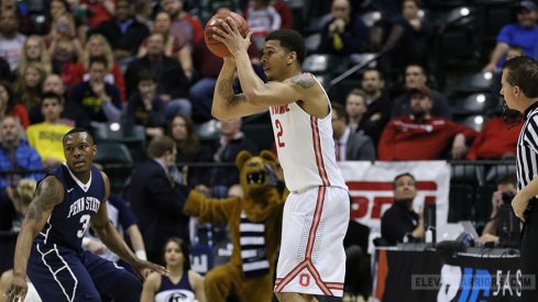 Ohio State surged past Penn State Thursday in the second round of the Big Ten Tournament.