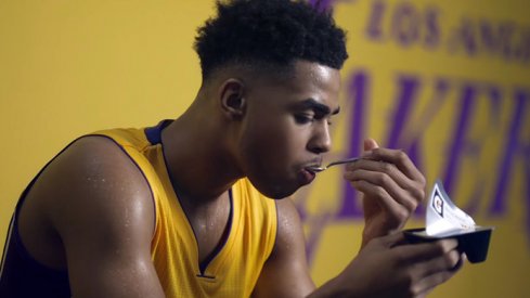 Los Angeles Laker D'Angelo Russell's first Gatorade spot.
