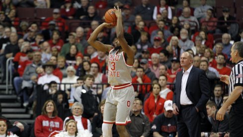 JaQuan Lyle launches a 3-pointer earlier this season.