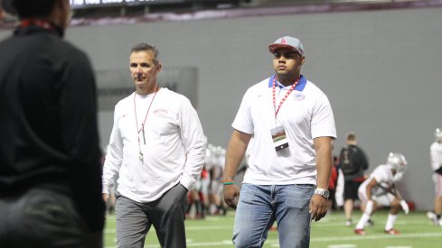 Haskell Garrett was on Ohio State's campus all week.