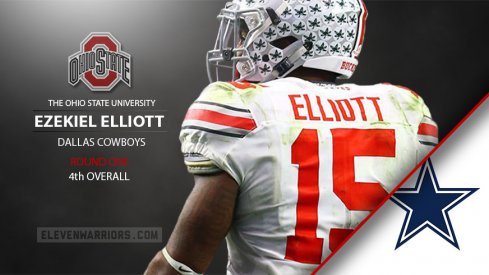 Ezekiel Elliott drafted by Dallas.