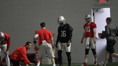 Updating the Ohio State backup quarterback battle between Joe Burrow and Stephen Collier.