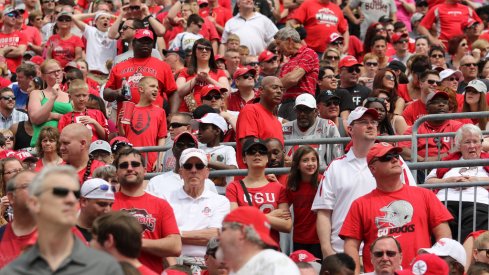 Ohio Stadium sold out for spring game.