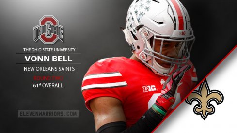 Vonn Bell drafted by the New Orleans Saints.