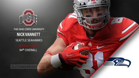 Nick Vannett to the Seattle Seahawks