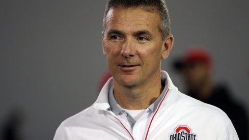 Urban Meyer is all smiles.