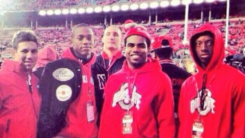 Mark Pantoni, Darron Lee, Joey Bosa, Ezekiel Elliott and Eli Apple in 201. 