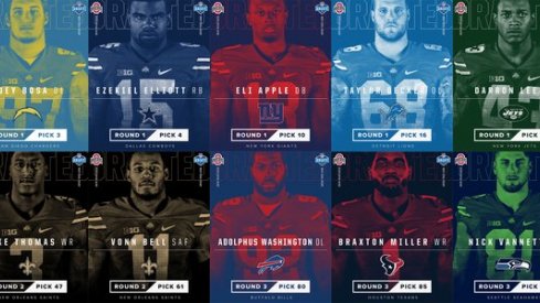 The NFL drafted 10 Buckeyes for the April 30th 2016 Skull Session.