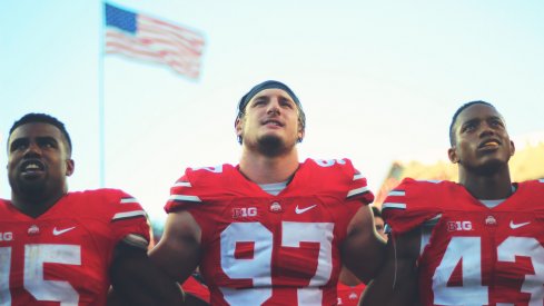 Ezekiel Elliott, Joey Bosa and Darron Lee at Ohio State.