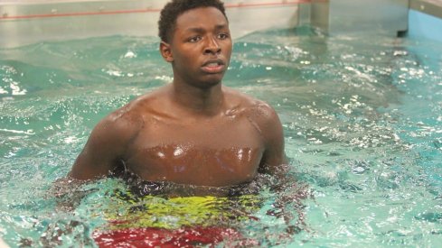 Jae'Sean Tate goes through a rehab workout Thursday.