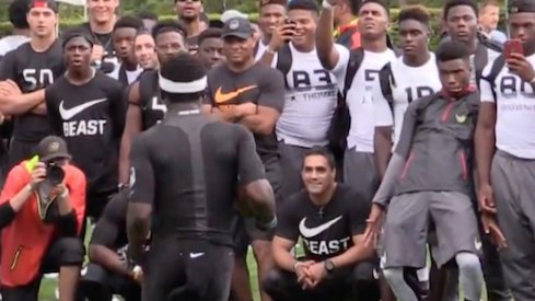 Jeffrey Okudah in awe of Tyjon Lindsey.