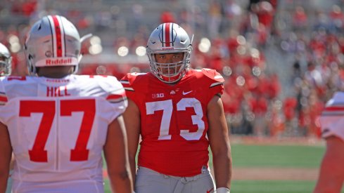 Michael Jordan is "probably" a starter on Ohio State's offensive line.