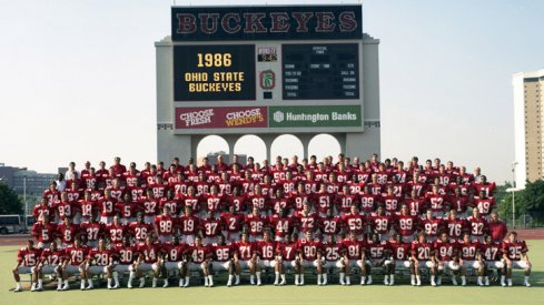 The 1986 Ohio State football team.