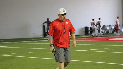 Ohio State offensive coordinator Ed Warinner will call plays from the press box this season. 