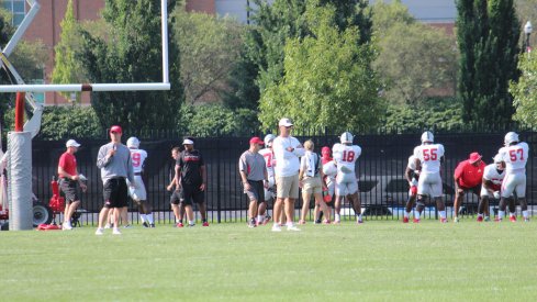 Players have an opportunity to separate themselves in position battles during Ohio State's first scrimmage of camp Saturday.