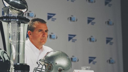 Urban Meyer prior to the Big Ten Championship Game in 2013