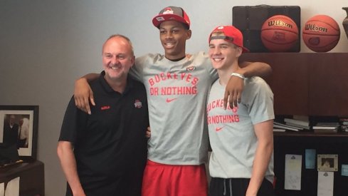 Darius Bazley, Justin Ahrens commit to Ohio State. 