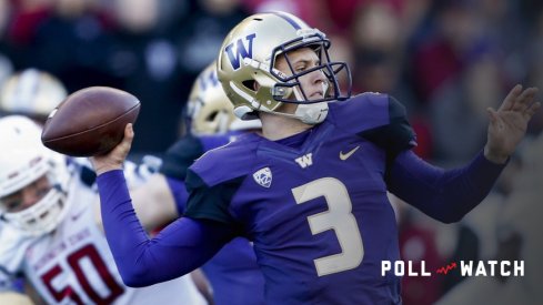 Jake Browning QBs Washington in the Apple Cup.