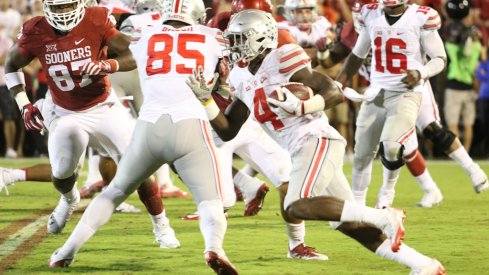 Samuel has been the focal point of Buckeye game plans so far in 2016