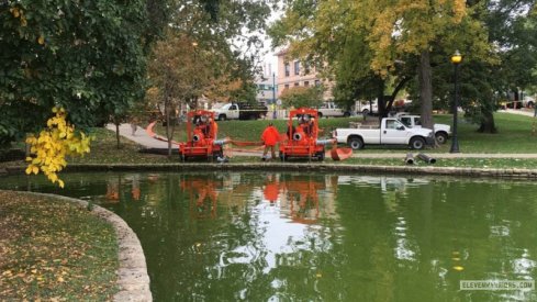 Crews begin draining Mirror Lake