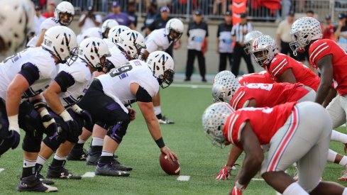 Ohio State lines up against Northwestern. 