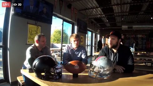 Jason, Eric, and Andrew at Land-Grant Brewing in Franklinton.