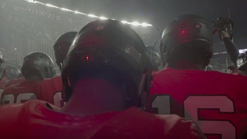 Buckeyes about to take the field against Nebraska.