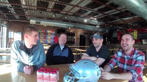 The gang discusses Buckeye football at Land-Grant Brewing.