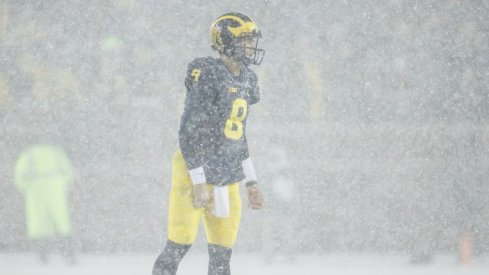 John O'Korn in action against Ohio State.