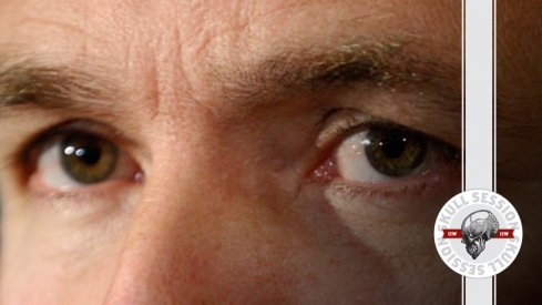 Urban Meyer's eyes watch the November 21st Skull Session