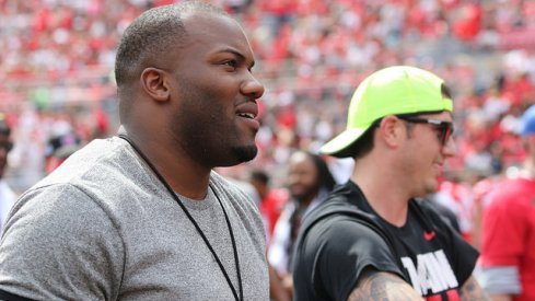 Chris Beanie Wells watches his former team in the Horseshoe.