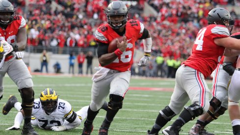 The Ohio State Captain picked up 157 yards on 30 carries in the biggest game of his career