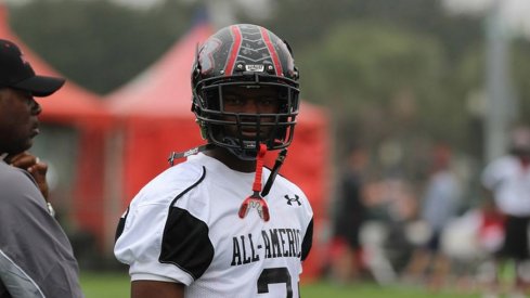 Dontre Wilson at Under Armour All-American Game practice.