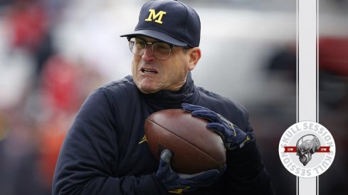 Jim Harbaugh is incredulous about the November 28th 2016 Skull Session