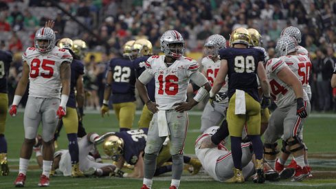 buckeyes beat irish in the first of two 2016 fiesta bowls