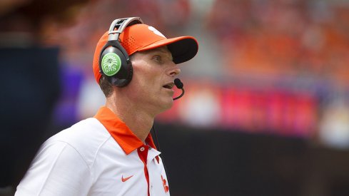 Clemson defensive coordinator Brent Venables. 