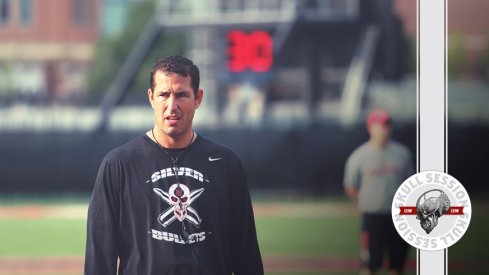 Ohio State's Luke Fickell prowls the December 29th 2016 Skull Session.