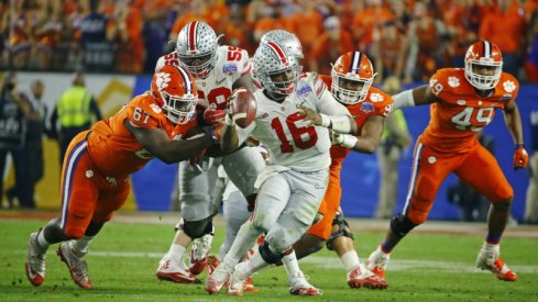 jt barrett getting abused by clemson