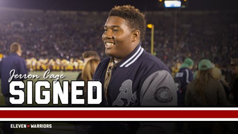 The Buckeyes held off the Irish for four-star defensive tackle Jerron Cage.