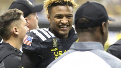 Shaun Wade at the 2017 U.S. Army All-American Bowl