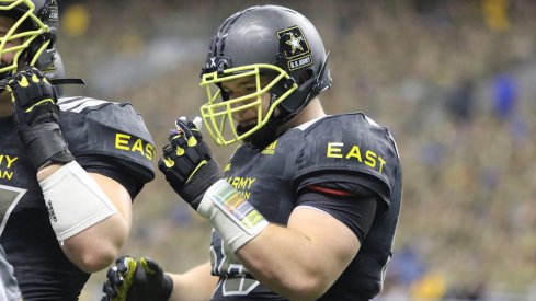Urban Meyer sees Josh Myers and Wyatt Davis playing into the mix on Ohio State's offensive line immediately.