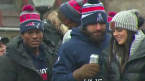 Nate Ebner drinks Natural Light.