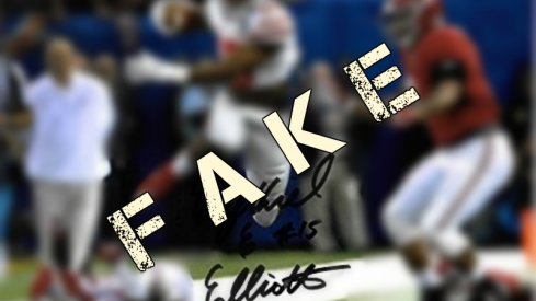 forged ezekiel elliott signature