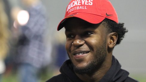 Marcus Williamson at a signing day event for Ohio State.