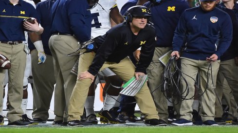 Jim Harbaugh idolizes Woody Hayes